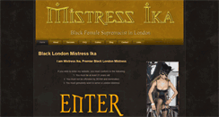 Desktop Screenshot of mistressika.co.uk