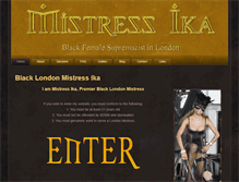 Tablet Screenshot of mistressika.co.uk
